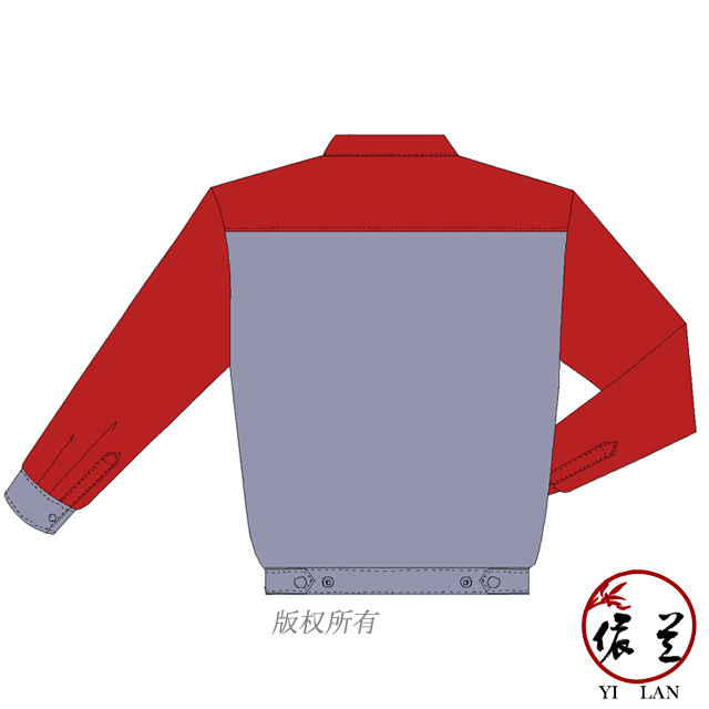 薄款長(zhǎng)袖工作服定做